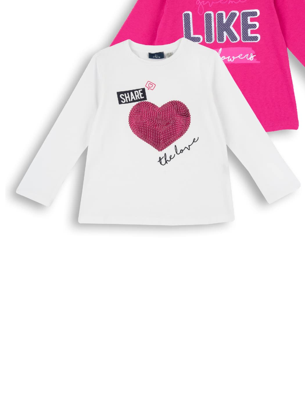 chicco-langarm-t-shirt-set-f-r-m-dchen-2er-pack-baumwolle-designed-in-italy image 3