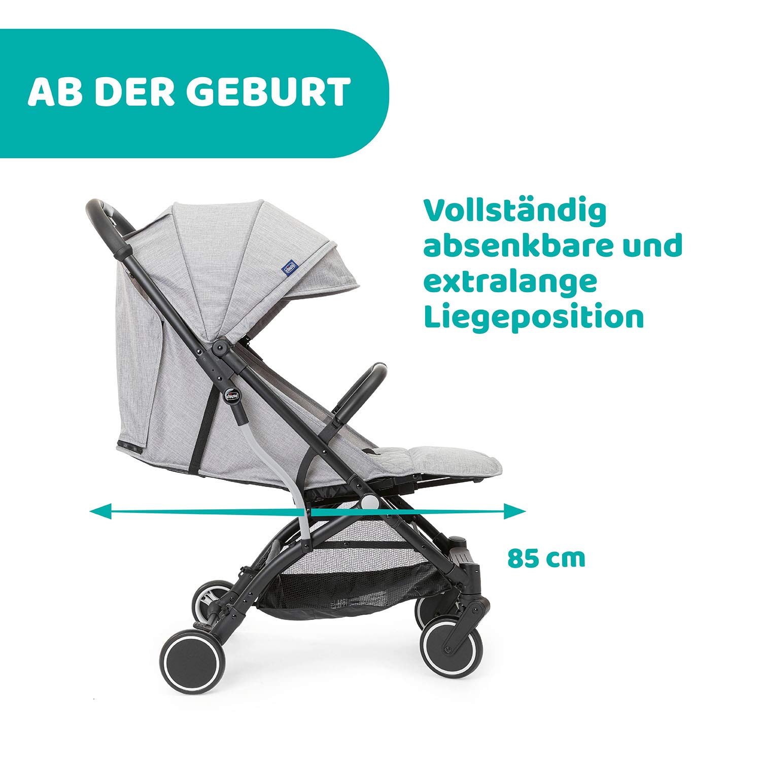 chicco-trolley-me-buggy-ab-geburt-bis-15-kg-grau image 6