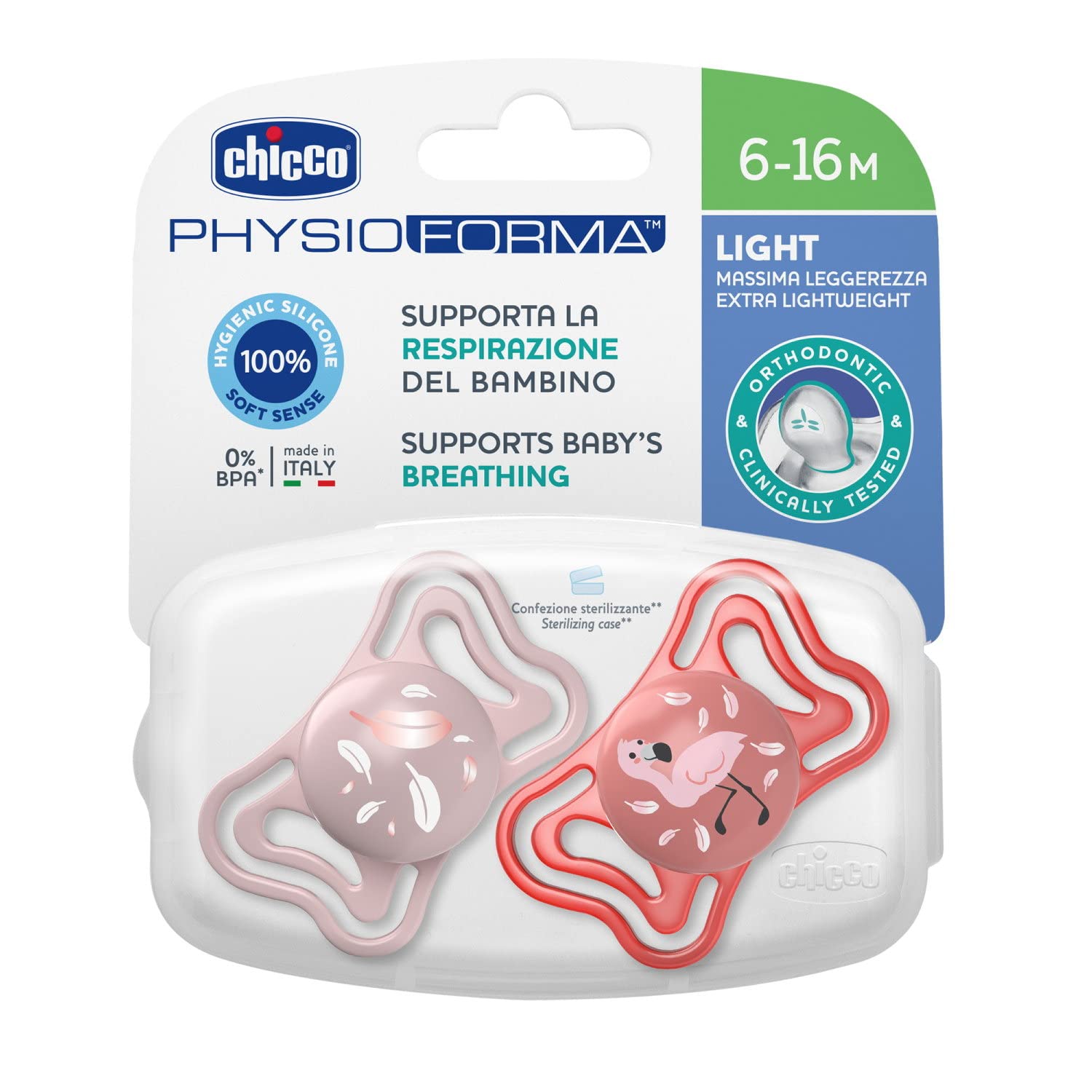 chicco-physioforma-light-baby-schnuller-silikonsauger-6-16-monate-leicht-atmungs image 7