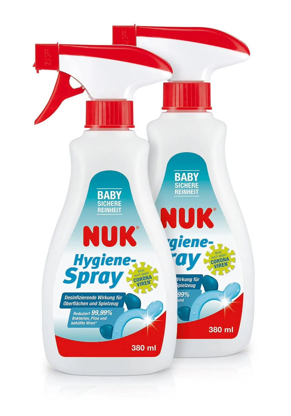 nuk-hygiene-spray-380-ml-desinfektionsspray-f-r-oberfl-chen-spielzeug-2-st-ck-tr image 1