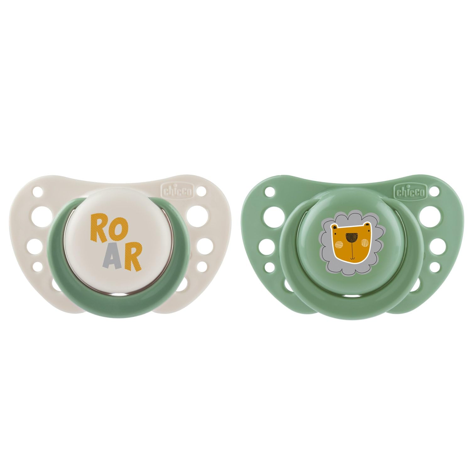 chicco-physioforma-air-schnuller-gr-n-2-st-ck-0-6-monate-silikonsauger-anatomisc image 1