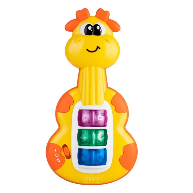 chicco-gitarre-giraffe-baby-senses-zweisprachig-erstes-sprechendes-musikspielzeu image 1