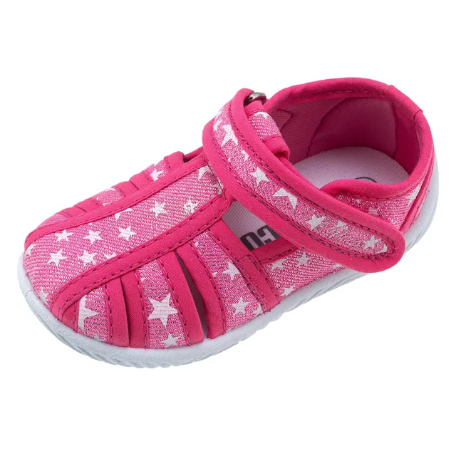 chicco-hausschuhe-m-dchen-mit-klettverschluss-fuchsia-glitzer-regenbogen image 1
