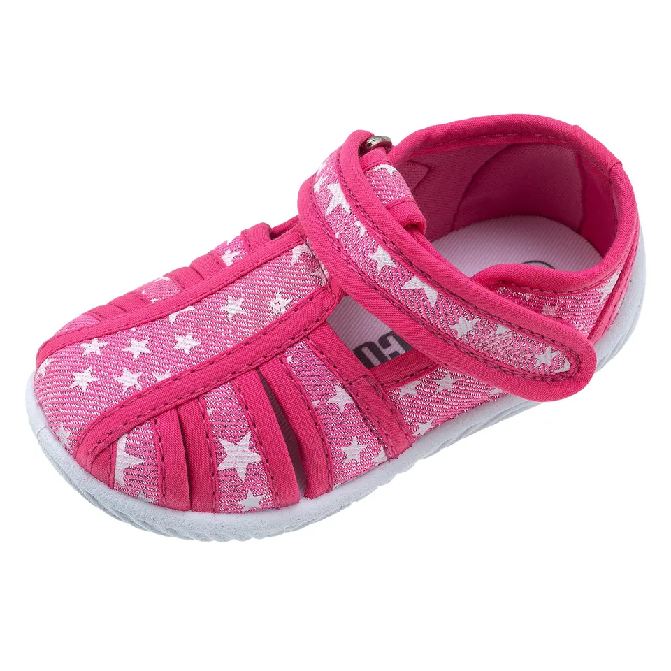 chicco-hausschuhe-m-dchen-mit-klettverschluss-fuchsia-glitzer-regenbogen image 1