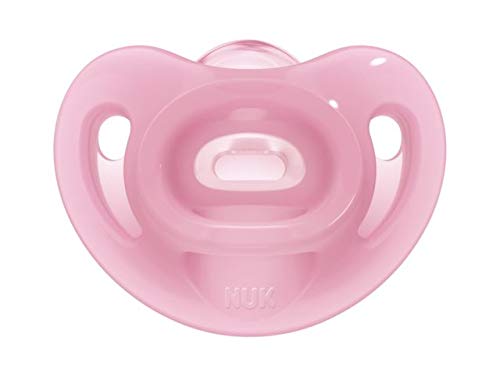 nuk-sensitive-schnuller-0-6-monate-100-silikon-bpa-frei-lila-rosa-2-st-ck image 5