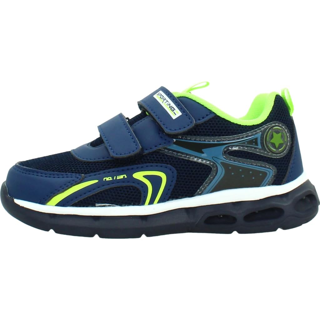 chicco-kinder-schuhe-mit-lichtern-sneaker-mit-doppeltem-klettverschluss-designed image 2