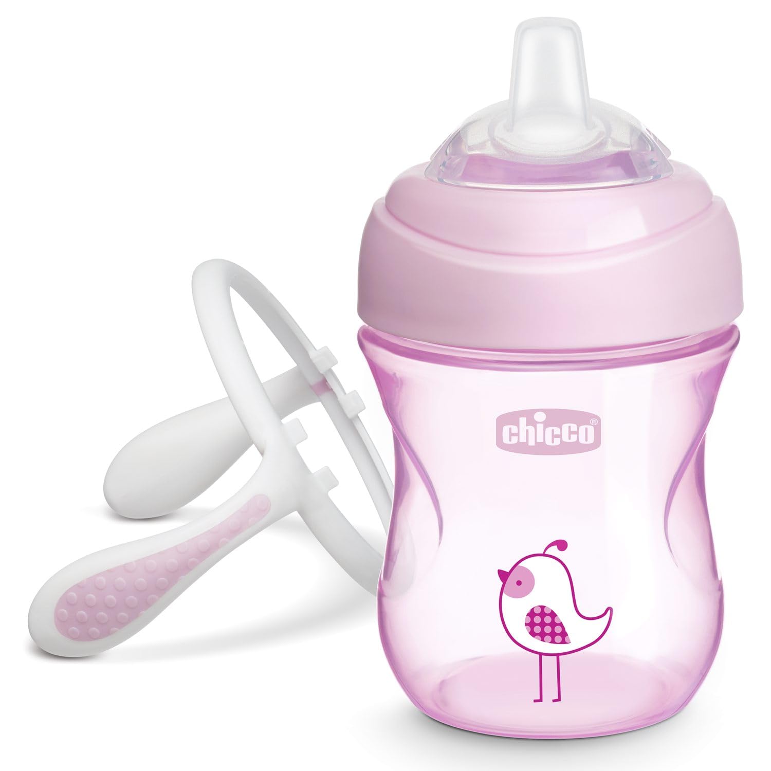chicco-trinklernbecher-200-ml-ab-4-monaten-auslaufsicher-ergonomische-silikont-l image 1