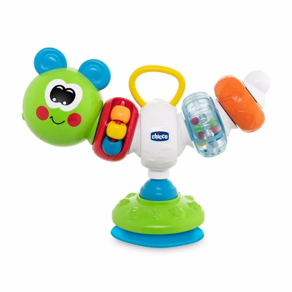 chicco-spielzeug-hochstuhl-raupe-elektronisches-spielzeug-mit-saugnapf-f-r-hochs image 1
