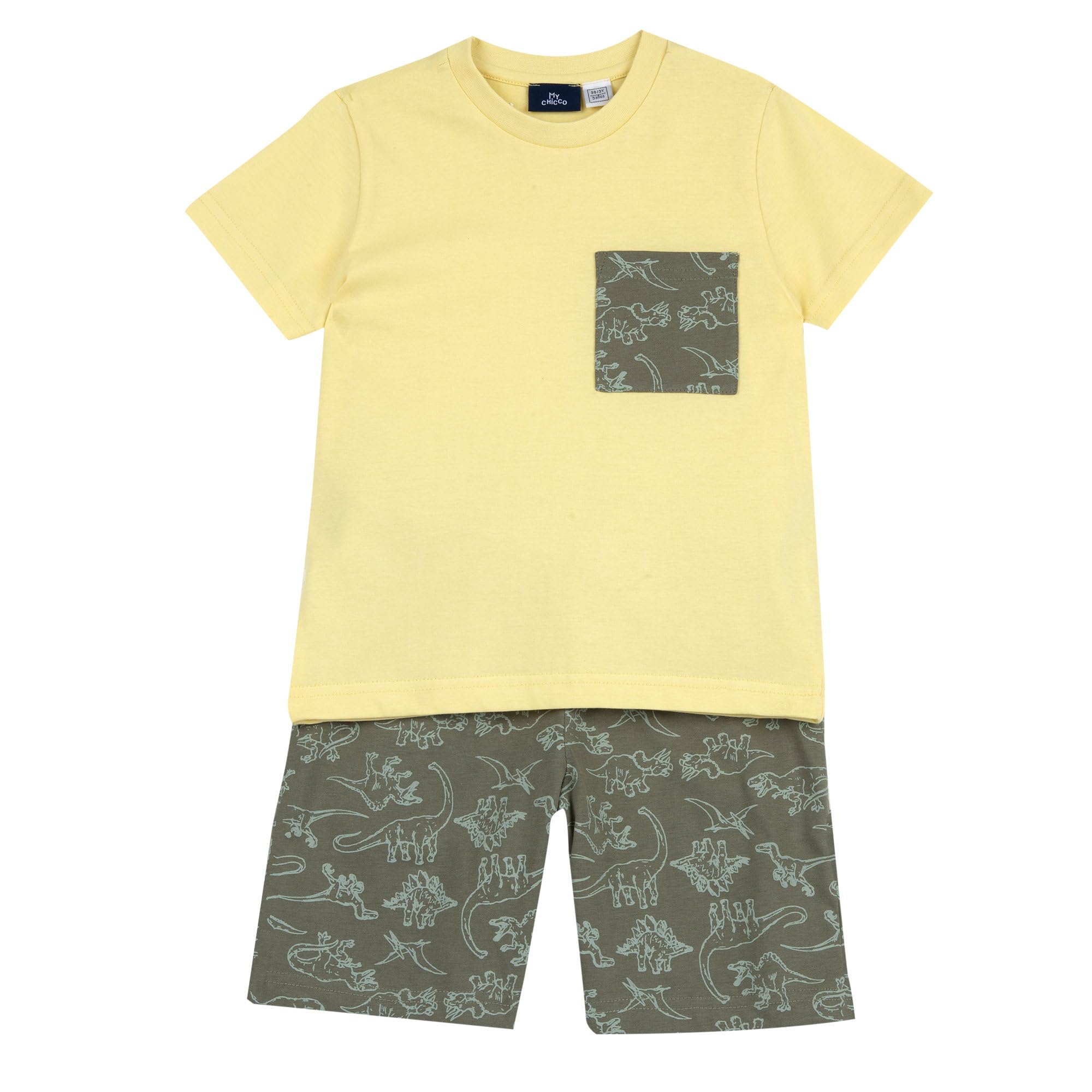 chicco-jungen-set-mit-t-shirt-und-shorts-aus-weichem-stoff-designed-in-italy-2 image 1