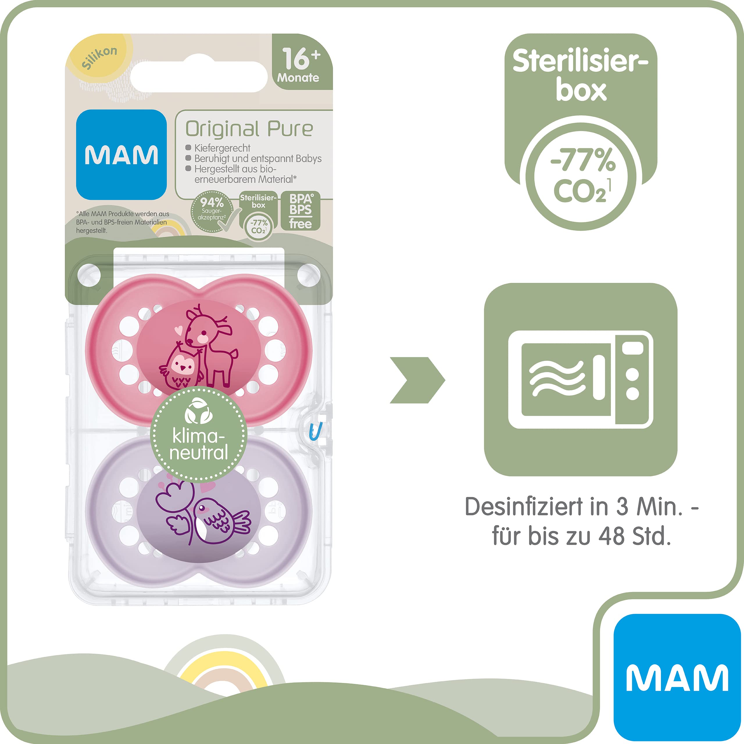 mam-original-pure-schnuller-im-2er-set-16-monate-aus-nachhaltigem-bio-erneuerbar image 8