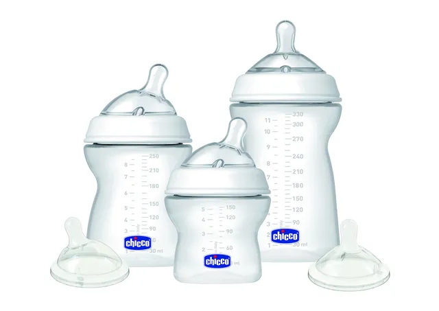 chicco-natural-feeling-kit-babyflasche-150-250-330-ml-3er-set image 1