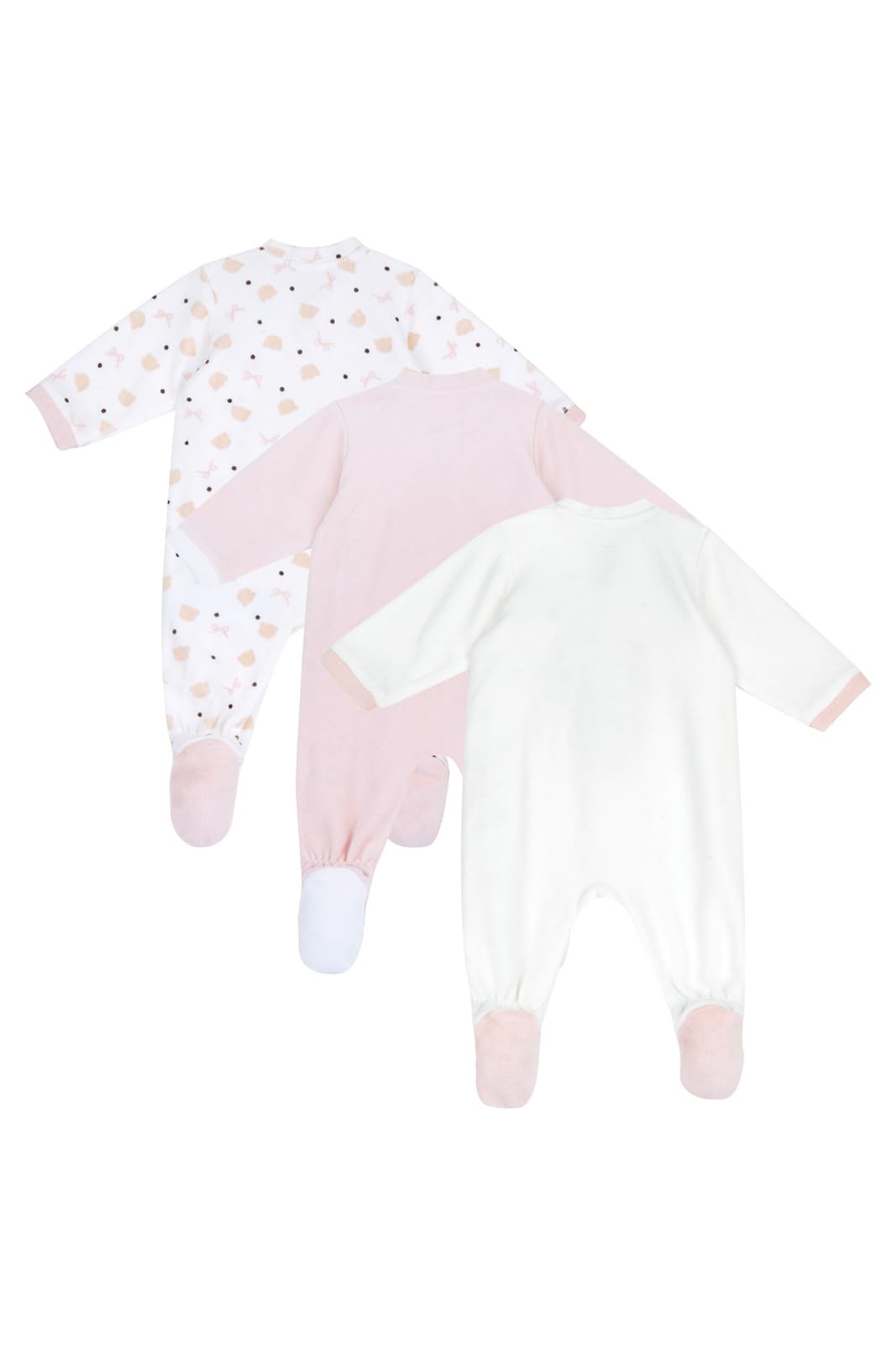 chicco-baby-strampler-f-r-m-dchen-3er-set-weiche-nicki-strampler-mit-f-chen-0-24 image 2