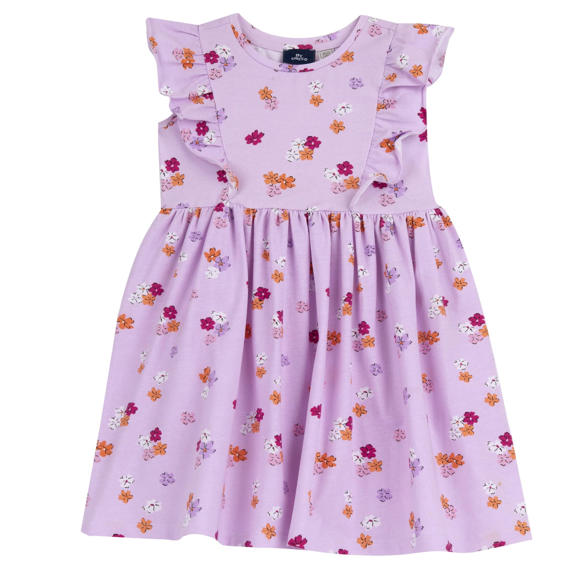 chicco-m-dchen-rmelloses-kleid-aus-weicher-leichter-baumwolle-designed-in-italy image 1