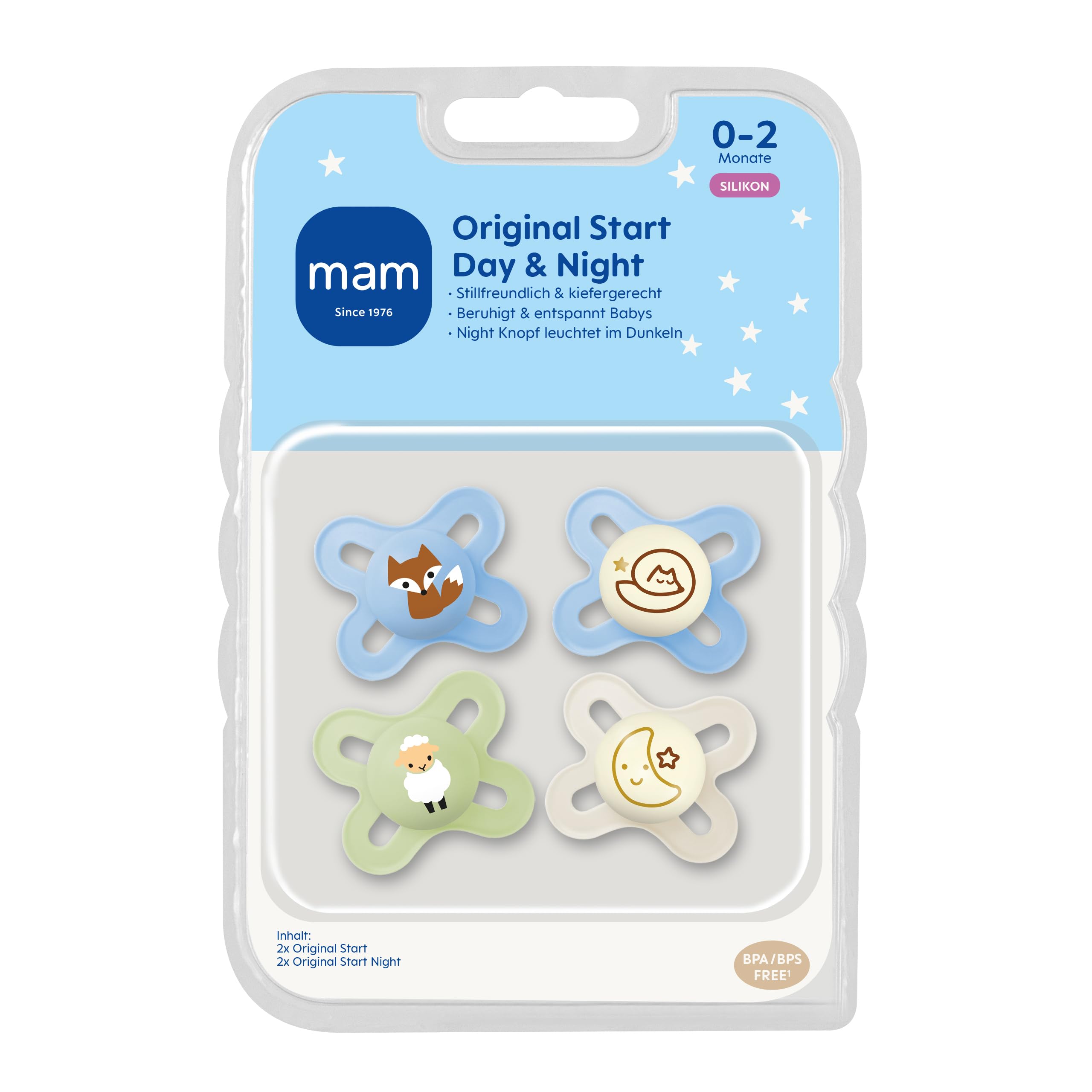 mam-original-start-day-night-schnuller-0-2-monate-skinsoft-silikon-4-st-ck-uni image 2