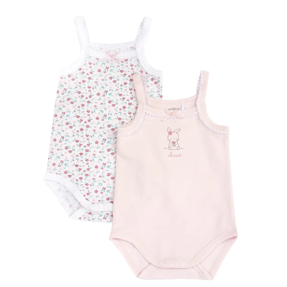 chicco-baby-body-set-ohne-rmel-2er-set-aus-weicher-baumwolle-mit-praktischer-ffn image 1