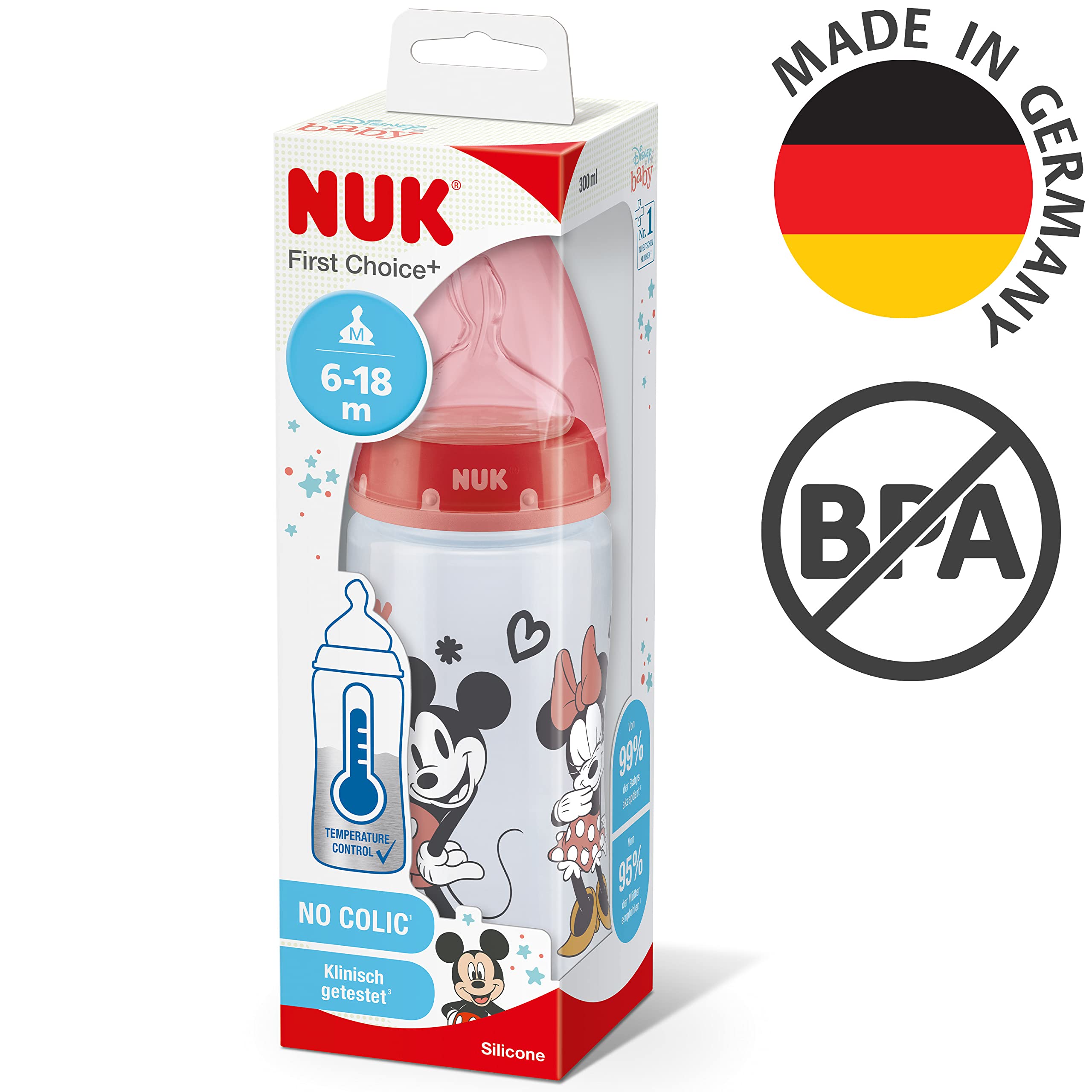nuk-first-choice-babyflasche-300-ml-6-18-monate-temperature-control-disney-micke image 7
