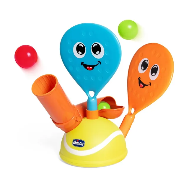 chicco-padel-set-elektronisches-padelspiel-f-r-kinder-von-3-5-jahren-mit-2-padde image 1