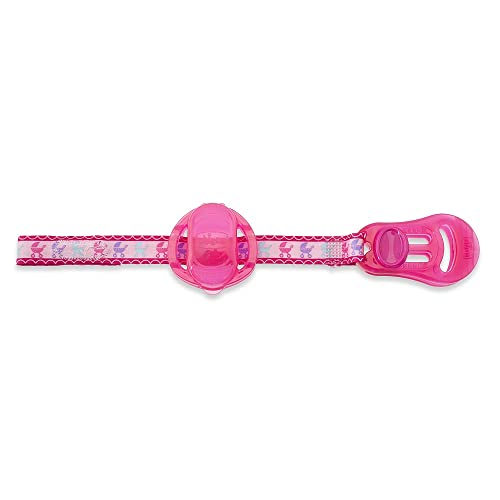 chicco-schnullerband-mit-saugerschutz-und-clip-rosa image 7