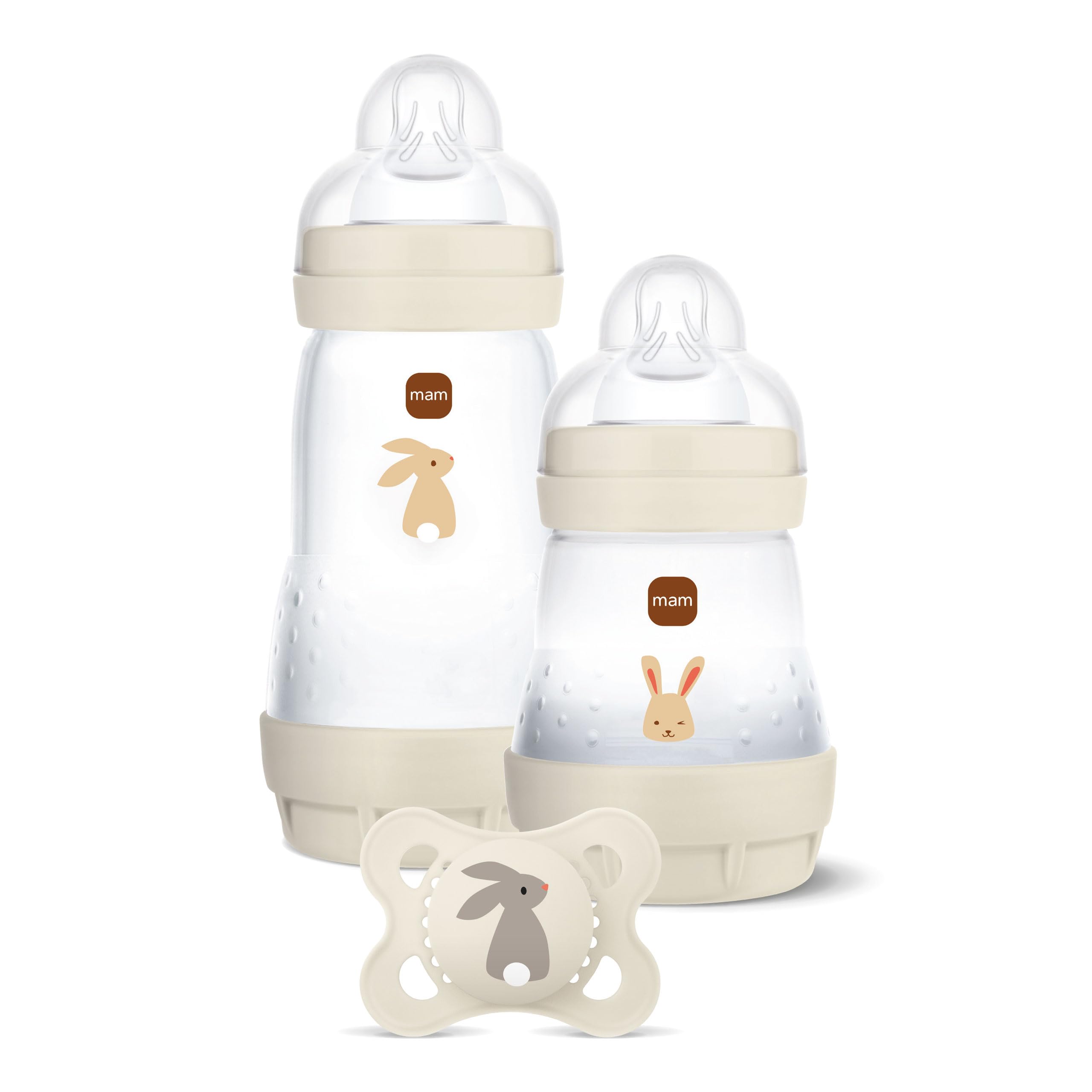 mam-easy-start-anti-colic-starter-set-s-0-monate-beige-2-flaschen-schnuller image 2