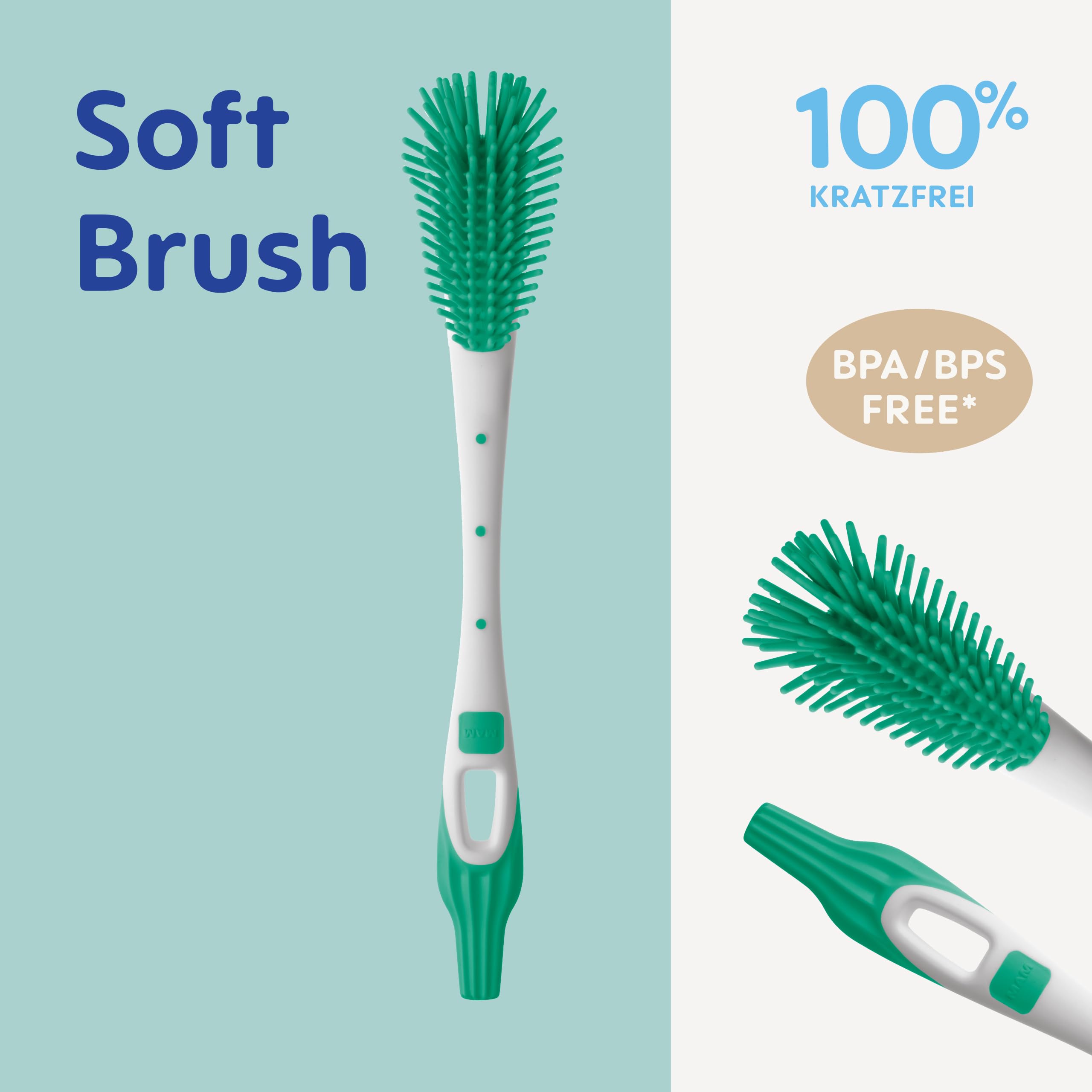 mam-soft-brush-flaschenb-rste-extra-weiche-borsten-mit-saugerb-rste-mint image 3