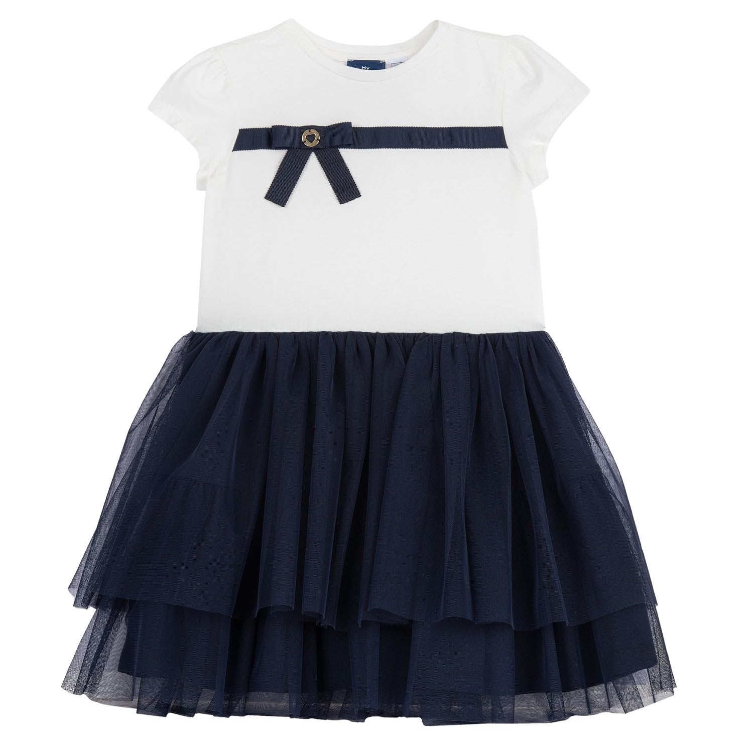 chicco-m-dchen-kleid-elegantes-kurzarm-kleid-aus-leichter-baumwolle-ideal-als-fe-3 image 1