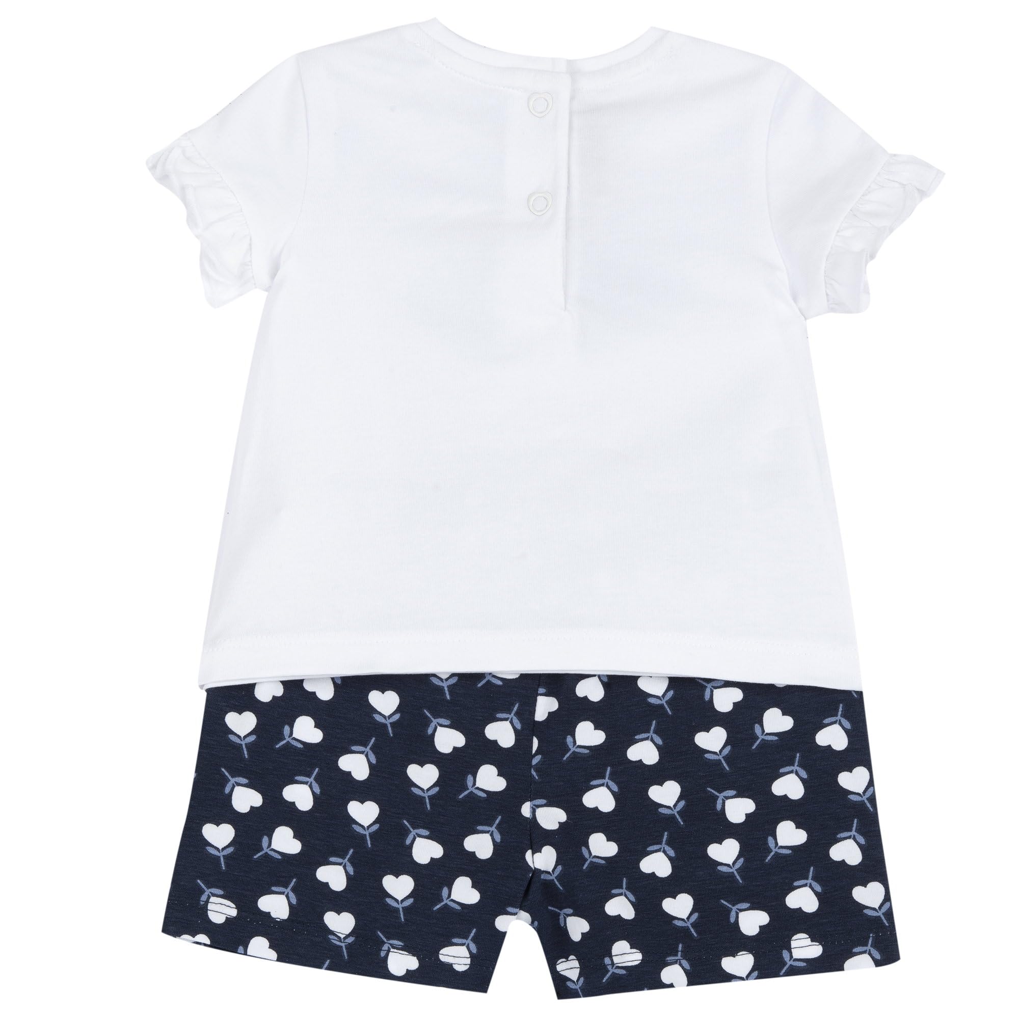 chicco-baby-m-dchen-set-mit-t-shirt-und-shorts-designed-in-italy image 2