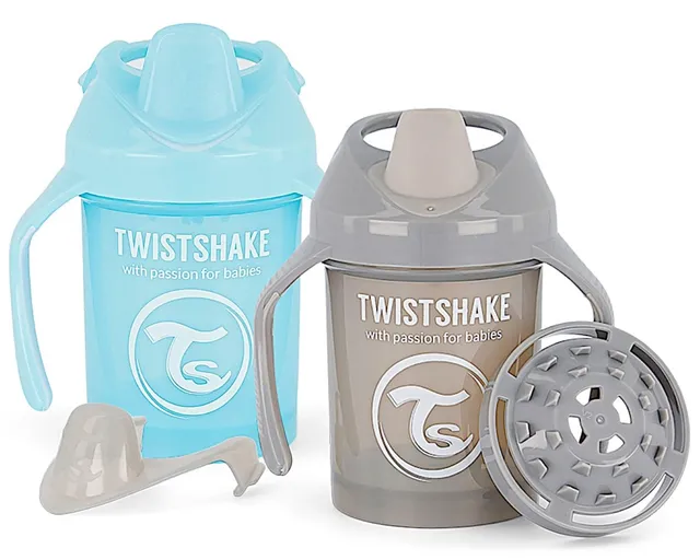twistshake-2x-auslaufsichere-mini-baby-trinklerntasse-mit-weicher-t-lle-fruchtmi image 1
