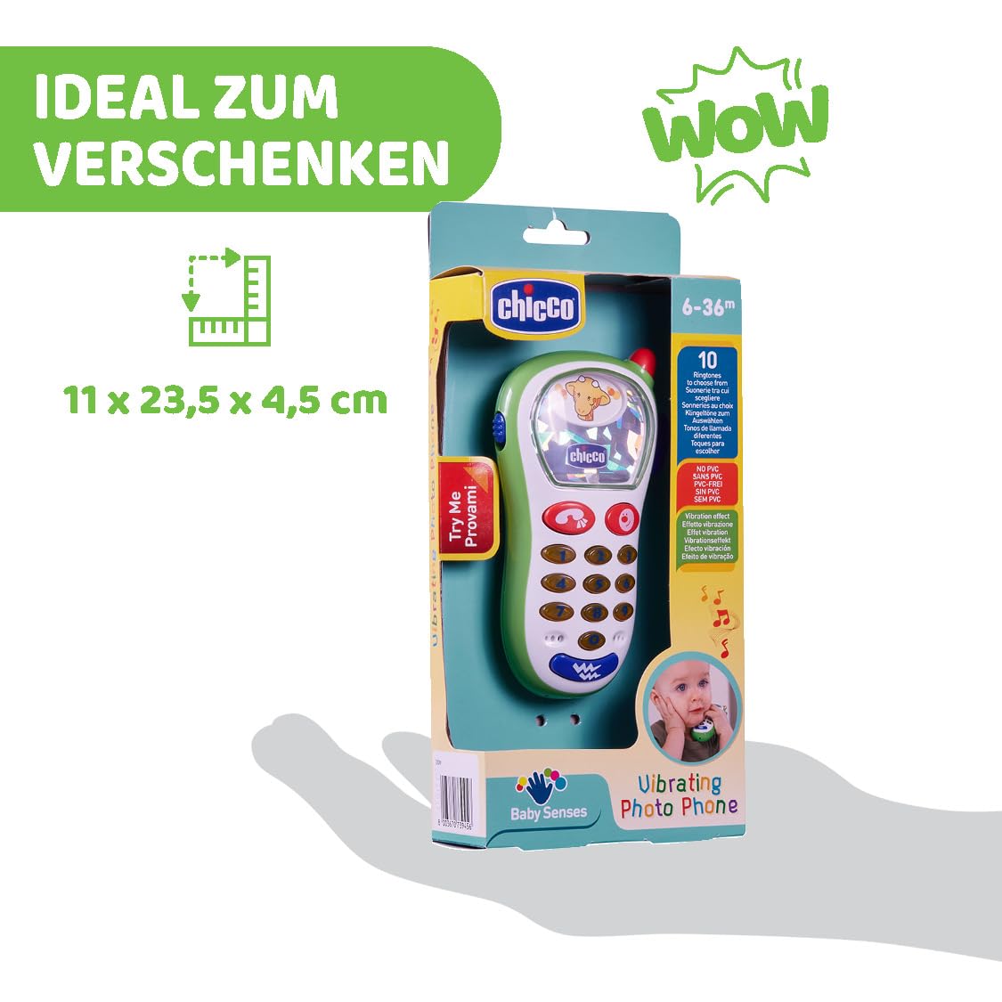 chicco-baby-foto-handy-spielzeughandy-mit-lichtern-und-ger-uschen-kinder-spielze image 6