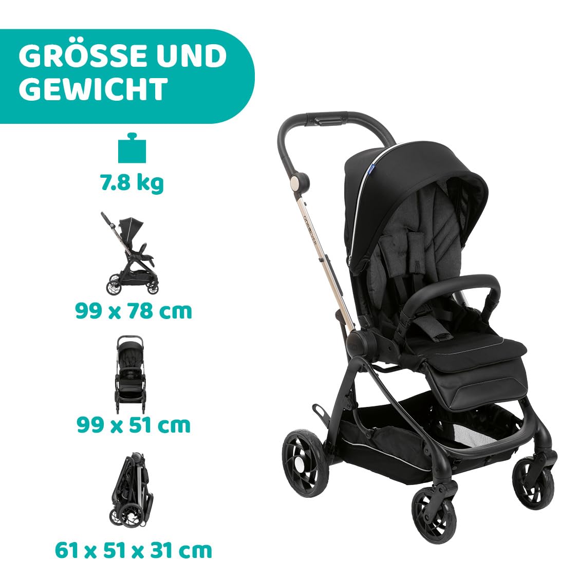 chicco-one4ever-leichter-und-kompakter-kinderwagen-0-monate-bis-4-jahre-bis-22-k image 3
