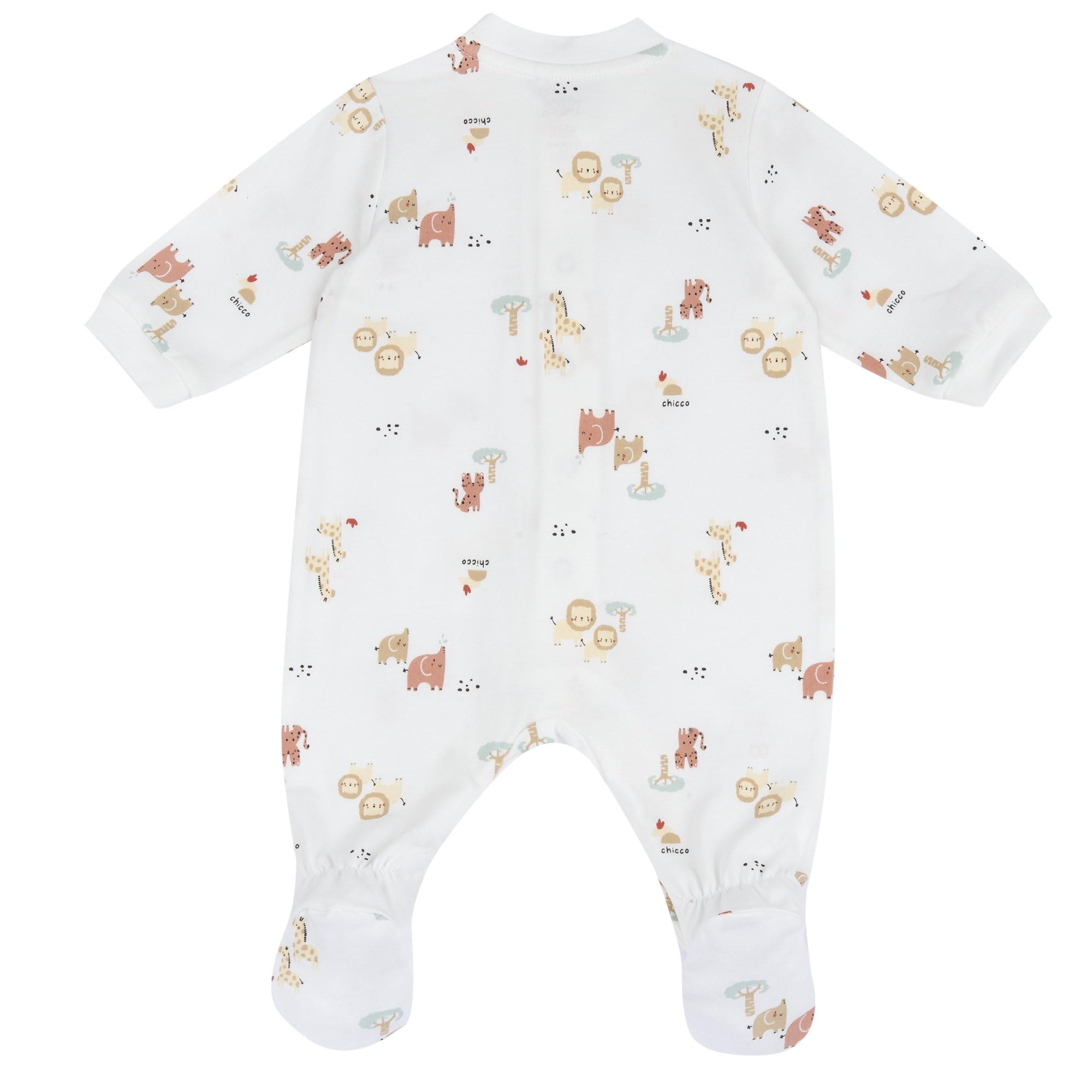 chicco-baby-strampler-aus-weicher-baumwolle-mit-praktischer-front-ffnung-ideal-f-2 image 2