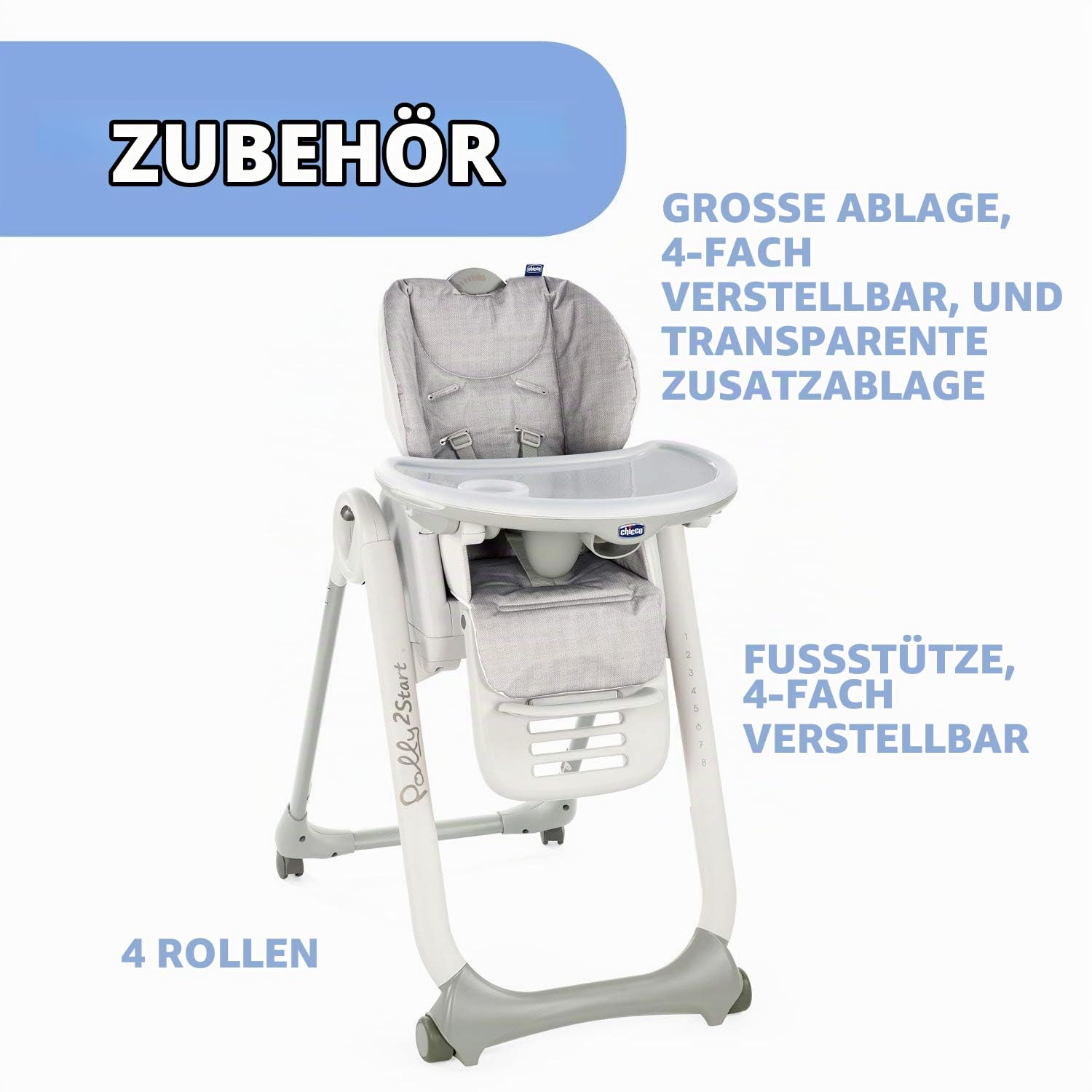 chicco-polly2start-hochstuhl-ab-geburt-bis-3-jahre-15-kg image 4