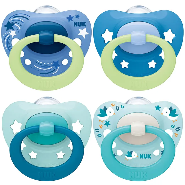 nuk-signature-schnuller-4er-set-2x-signature-2x-signature-night-mit-leuchteffekt image 1