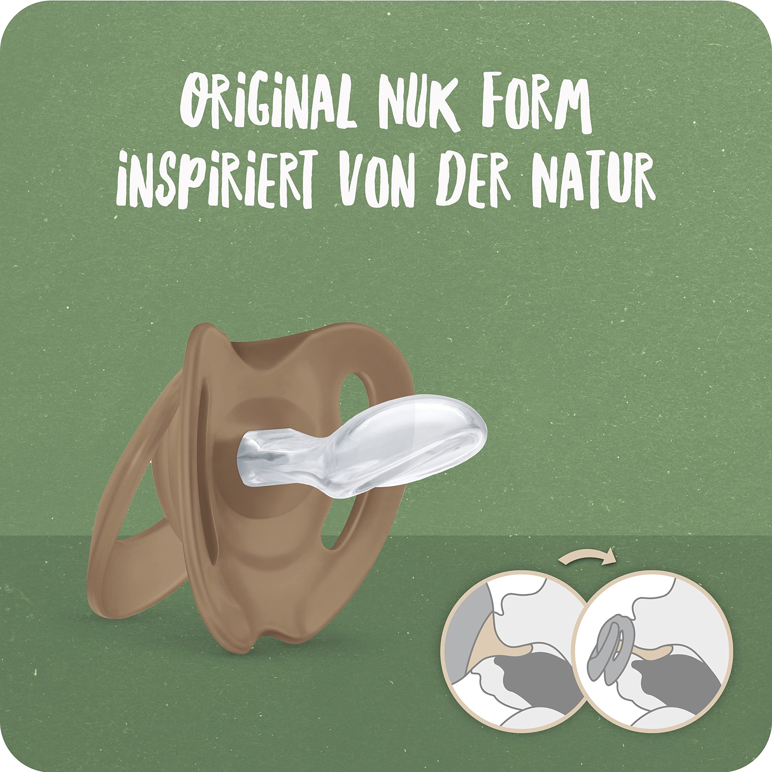 nuk-for-nature-babyschnuller-silikon-0-6-monate-terrakottarot-2-st-ck image 2