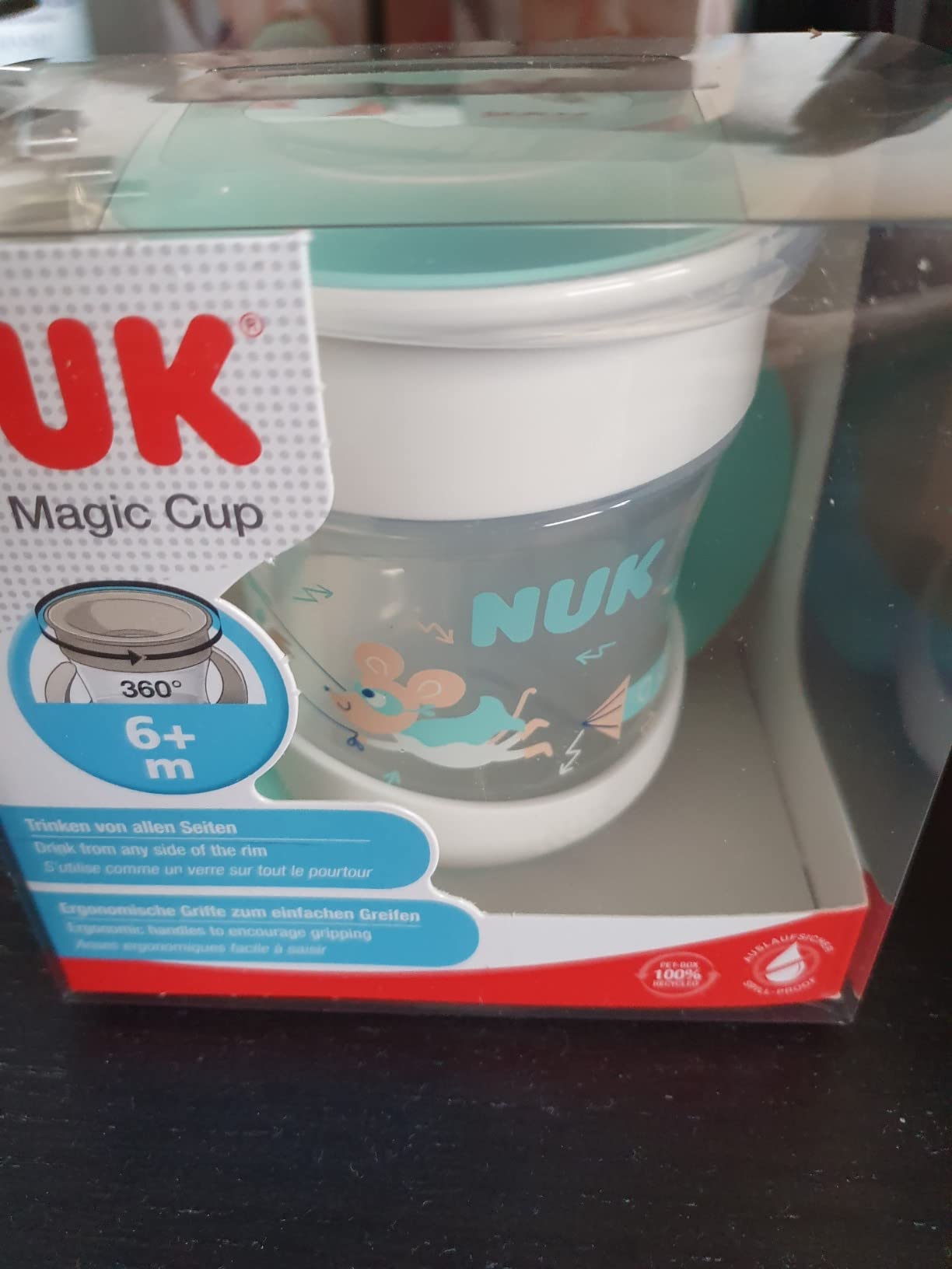 Endlich klappt das Trinken