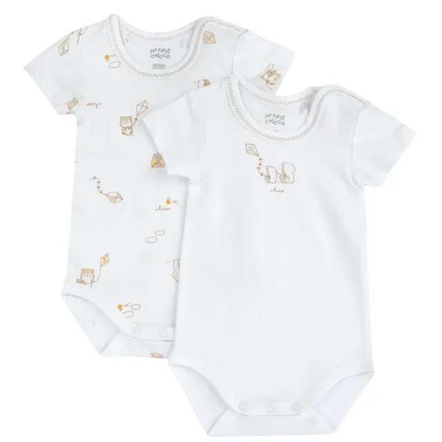 chicco-baby-body-set-mit-kurzarm-bodys-aus-weichem-stoff-kinderbekleidung-design image 1