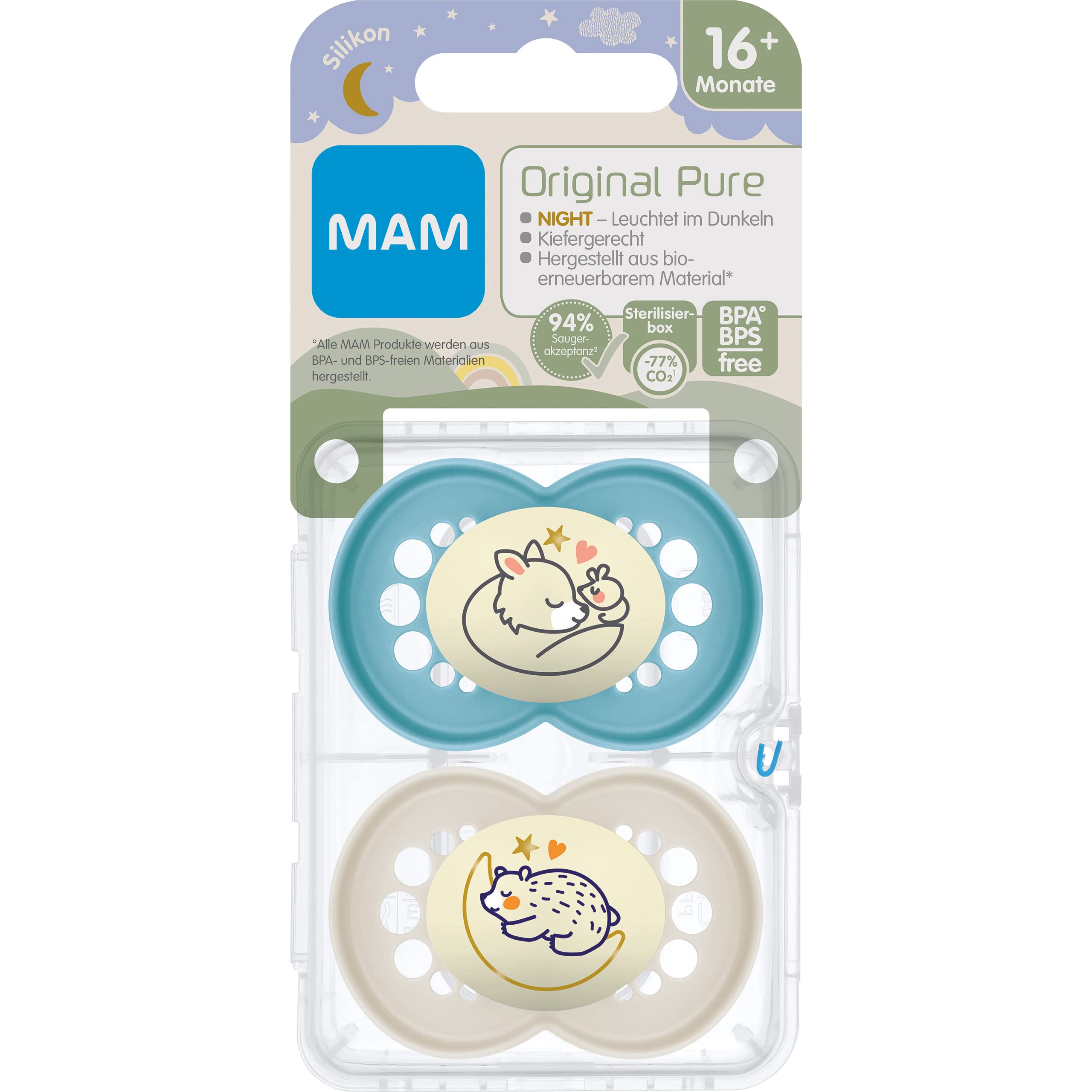 mam-original-pure-day-night-schnuller-4er-set-16-monate-skinsoft-silikon-b-r-fuc image 4