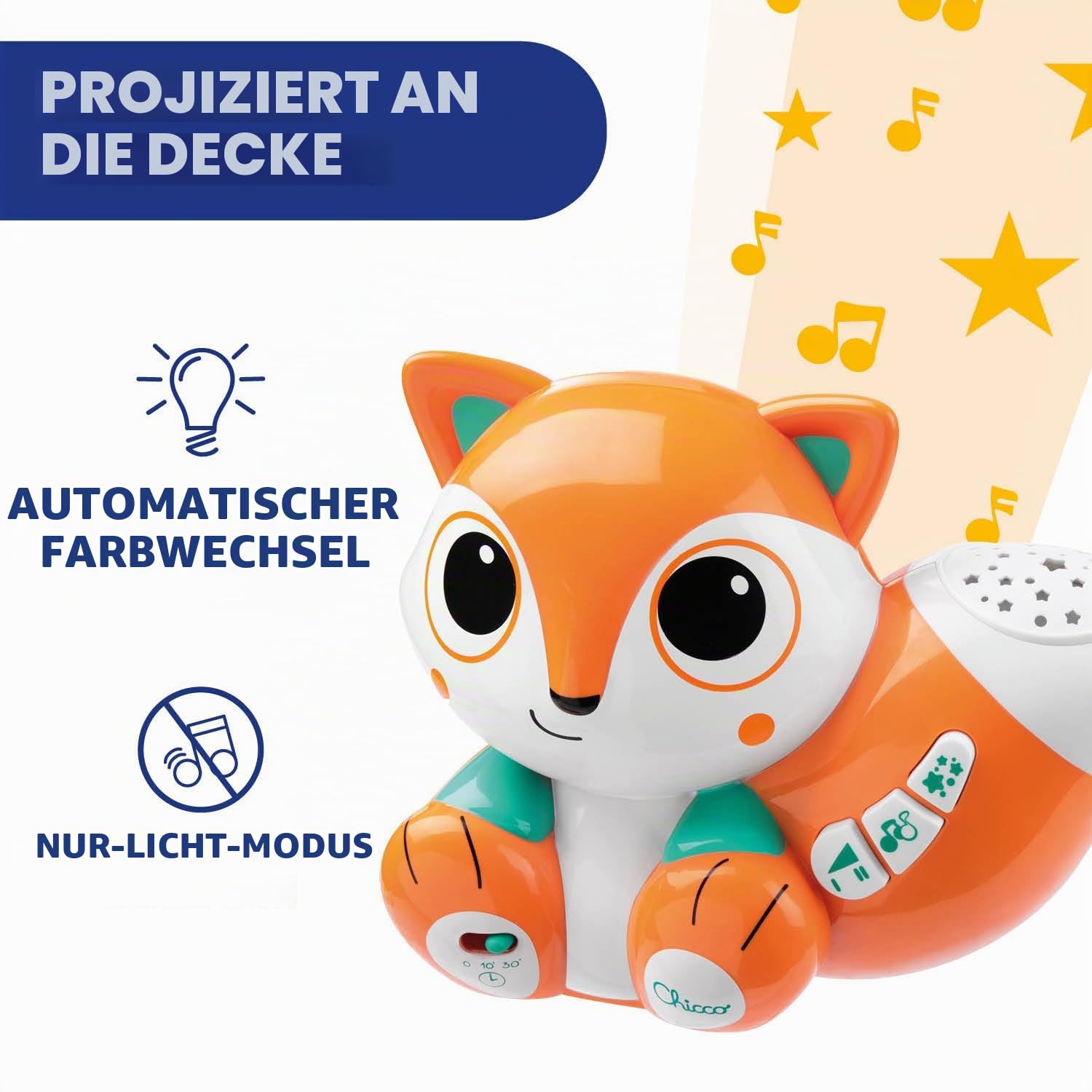 chicco-projektor-foxy-tragbarer-nachtlicht-projektor-mit-3-beruhigenden-melodien image 3