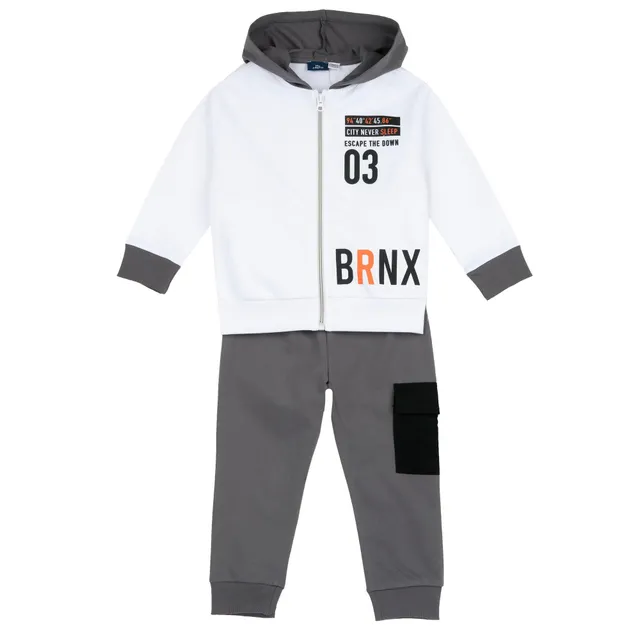 chicco-jungen-trainingsanzug-set-mit-kapuzen-sweatshirt-und-hose-bequem-und-modi image 1