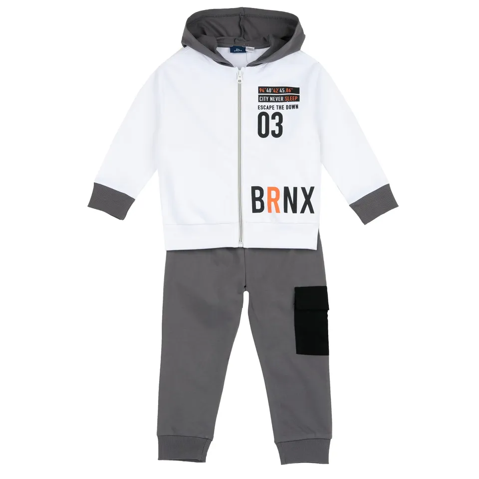 chicco-jungen-trainingsanzug-set-mit-kapuzen-sweatshirt-und-hose-bequem-und-modi image 1