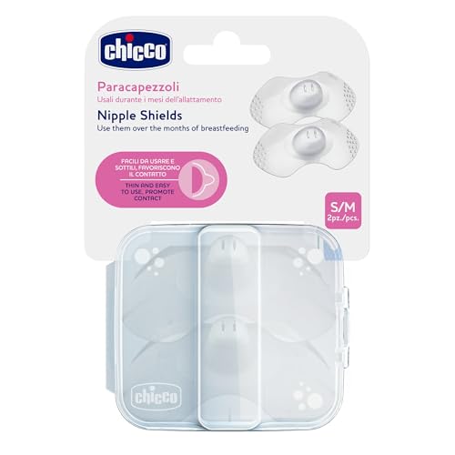 chicco-silikon-brustwarzenh-tchen-gr-e-s-m-transparent-2-st-ck-mit-sterilisierbo image 3