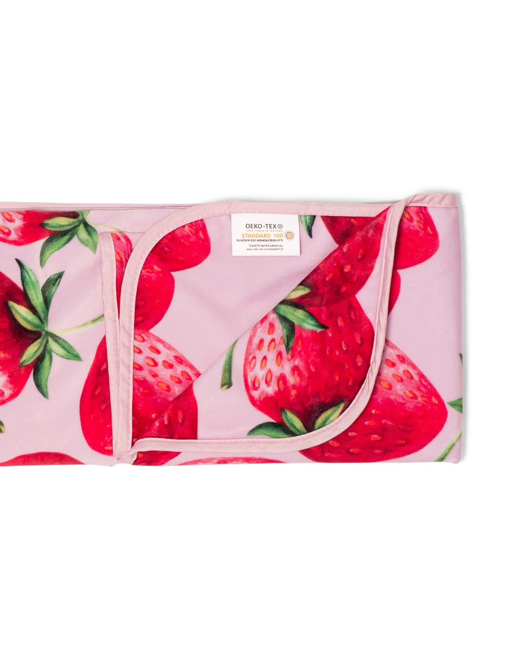 twistshake-babydecke-f-r-kinderwagen-aus-oeko-tex-samt-75-x-100-cm-erdbeeren-mus image 3