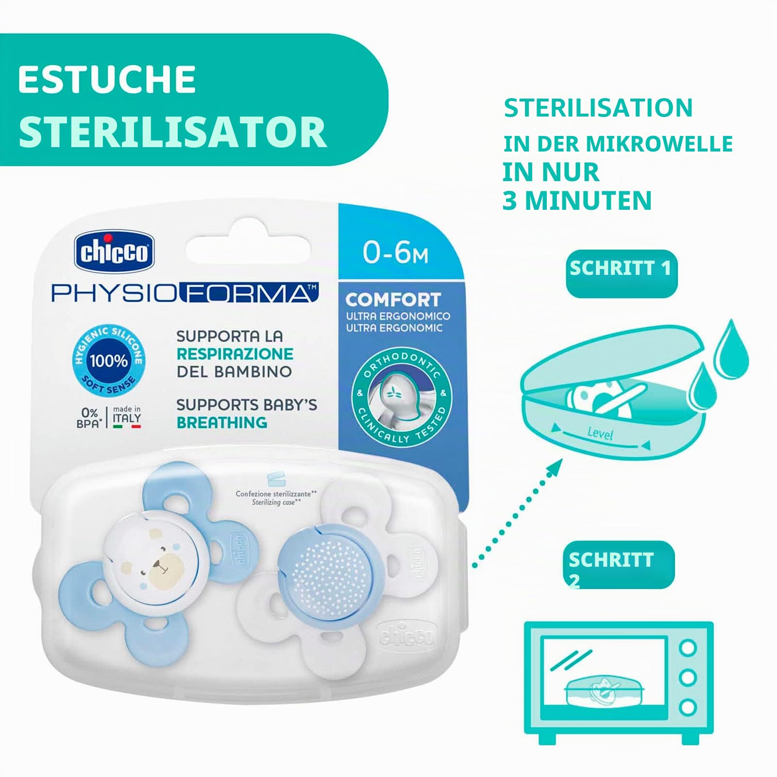 chicco-physioforma-comfort-schnuller-2-6-monate-silikon-blau-2-st-ck image 5