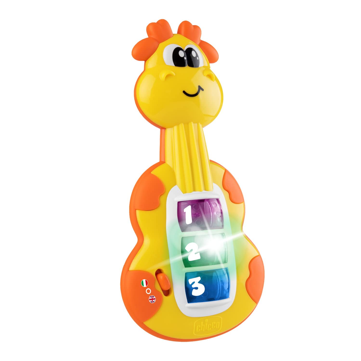 chicco-gitarre-giraffe-baby-senses-zweisprachig-erstes-sprechendes-musikspielzeu image 2