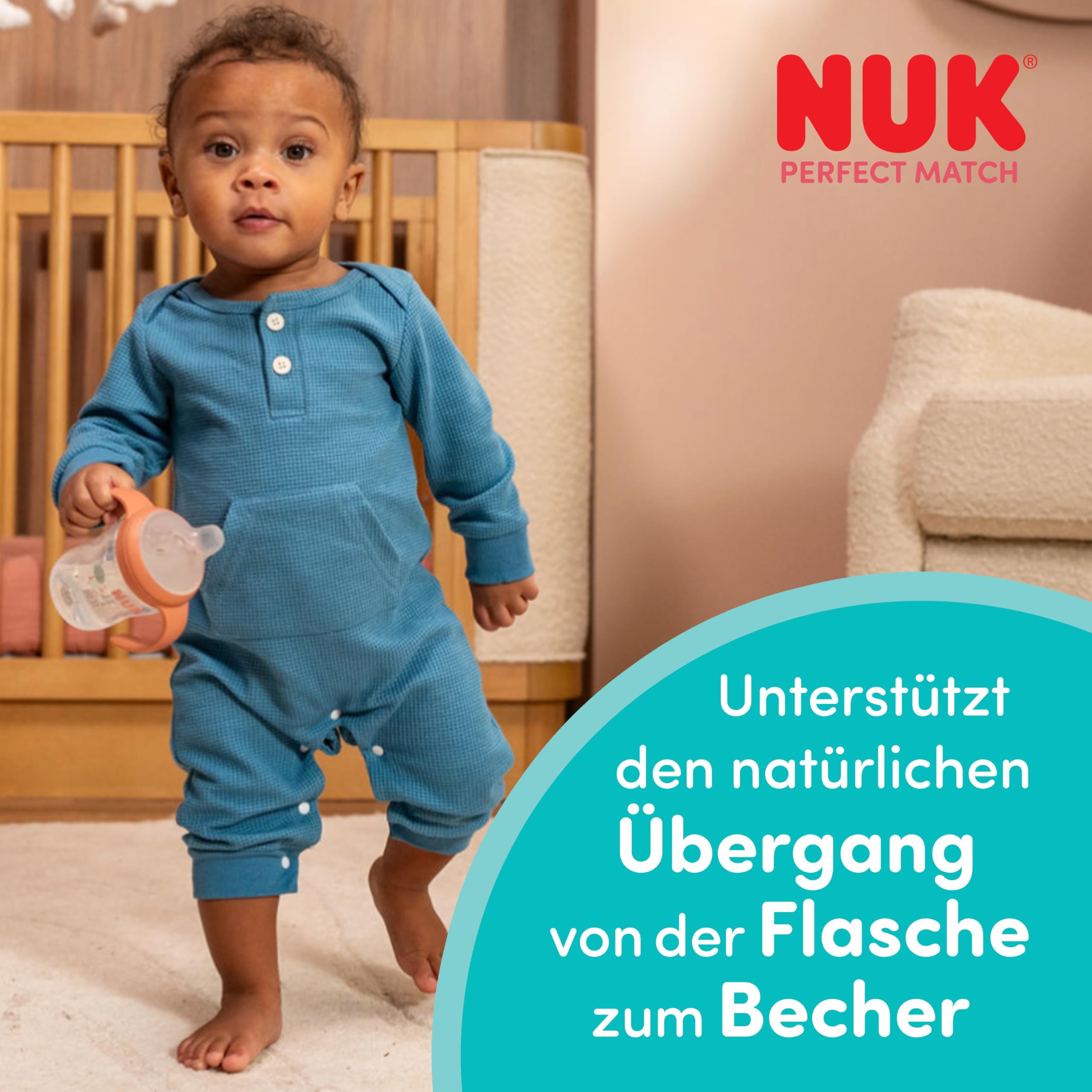nuk-perfect-match-trinklernflasche-150-ml-6-monate-disney-i-ah-auslaufsicher image 2