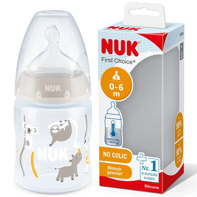 nuk-first-choice-babyflasche-150-ml-0-6-monate-temperature-control-anti-colic-si image 1