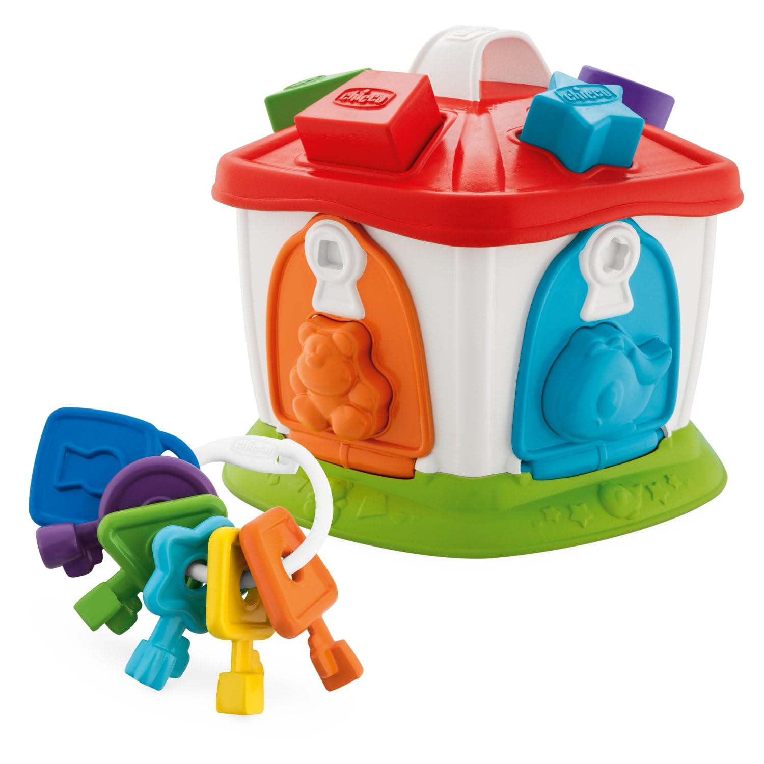 chicco-tierchenzirkus-2in1-formensortierer-motorikw-rfel-mehrfarbig-aktivit-tsw- image 1