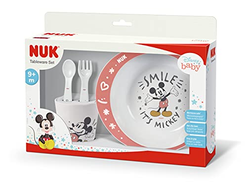 nuk-disney-micky-geschirrset-ab-6-monaten-enth-lt-teller-gabel-l-ffel-und-becher image 5