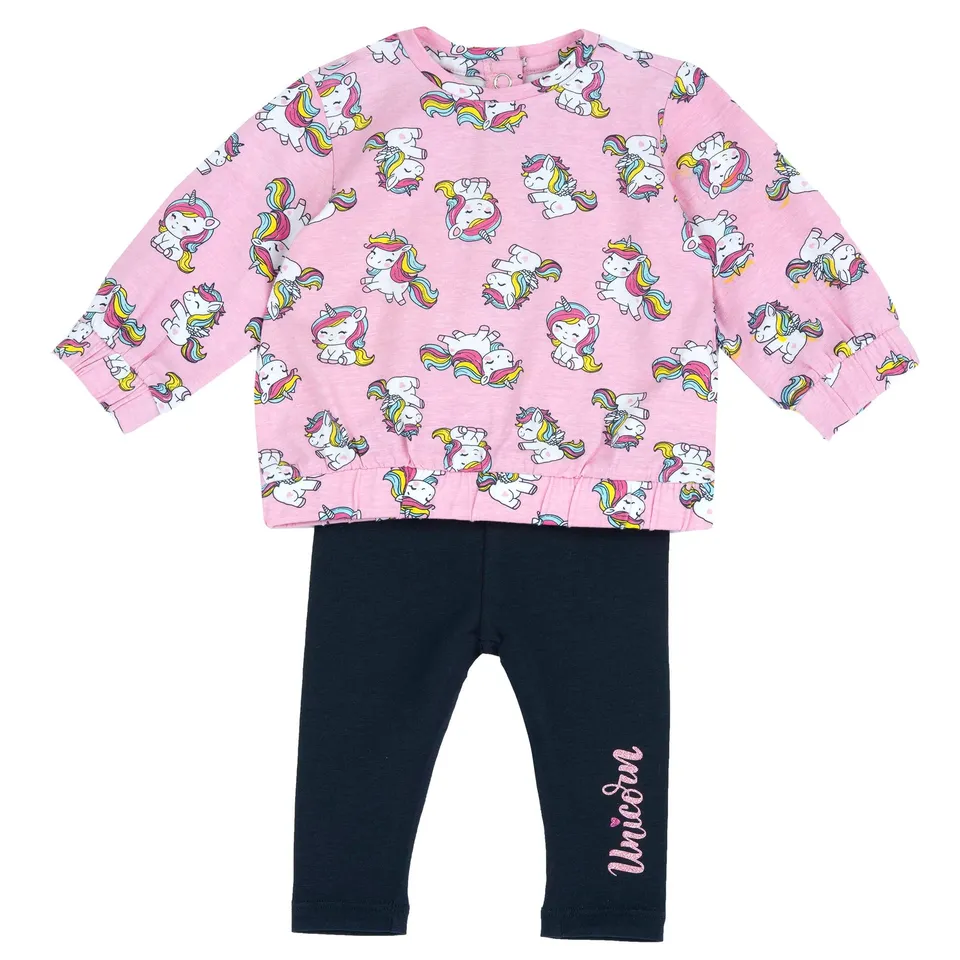 chicco-m-dchen-set-mit-t-shirt-und-hose-designed-in-italy image 1
