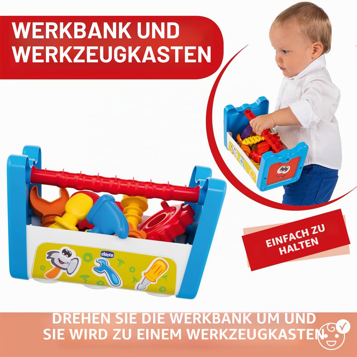 chicco-2in1-werkzeugkoffer-mehrfarbig-spielzeug-werkzeugset-f-r-kleinkinder image 7