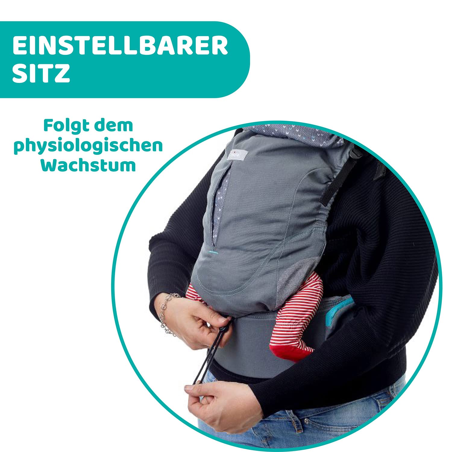 chicco-myamaki-fit-ergonomische-babytrage-baumwolle-cool-grey-bis-15-kg image 5